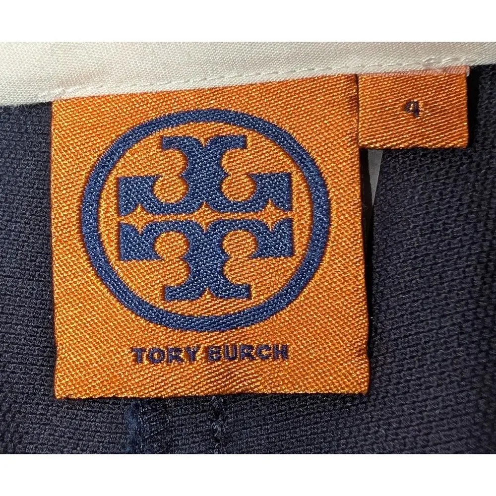 Tory  Burch Cotton Blend Navy Blue Pants Size 4 Style 28121258
